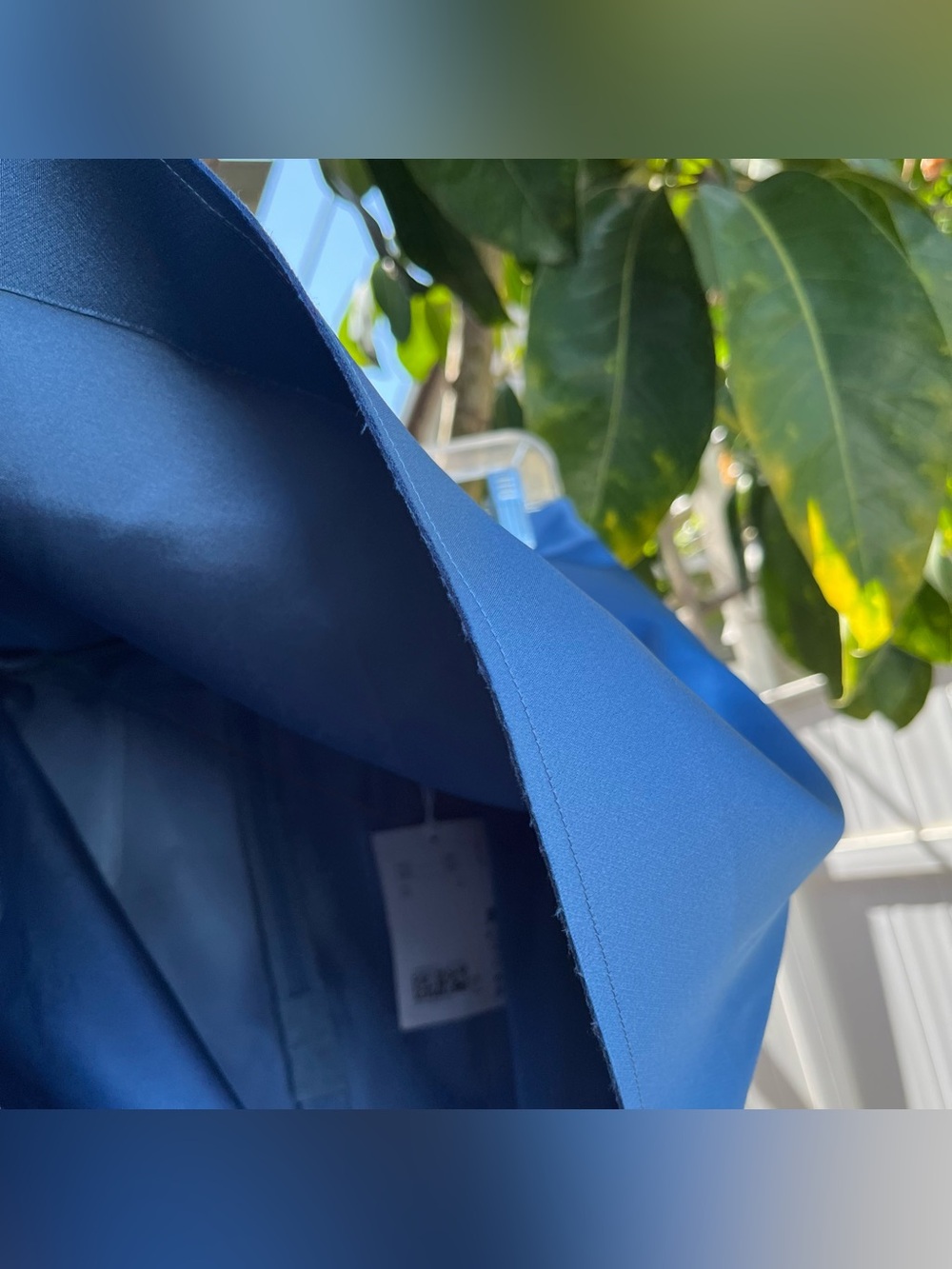 NWT COS Sculpted Blue Mini Skirt. - Picture 5 of 13